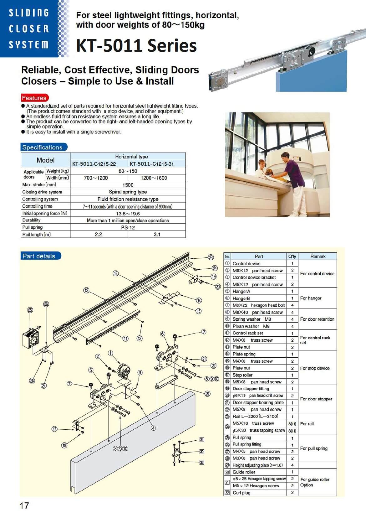 Semi-Automatic-door-closer-NSC-C1215-150kg